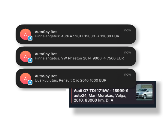 Rakenduse teavitused